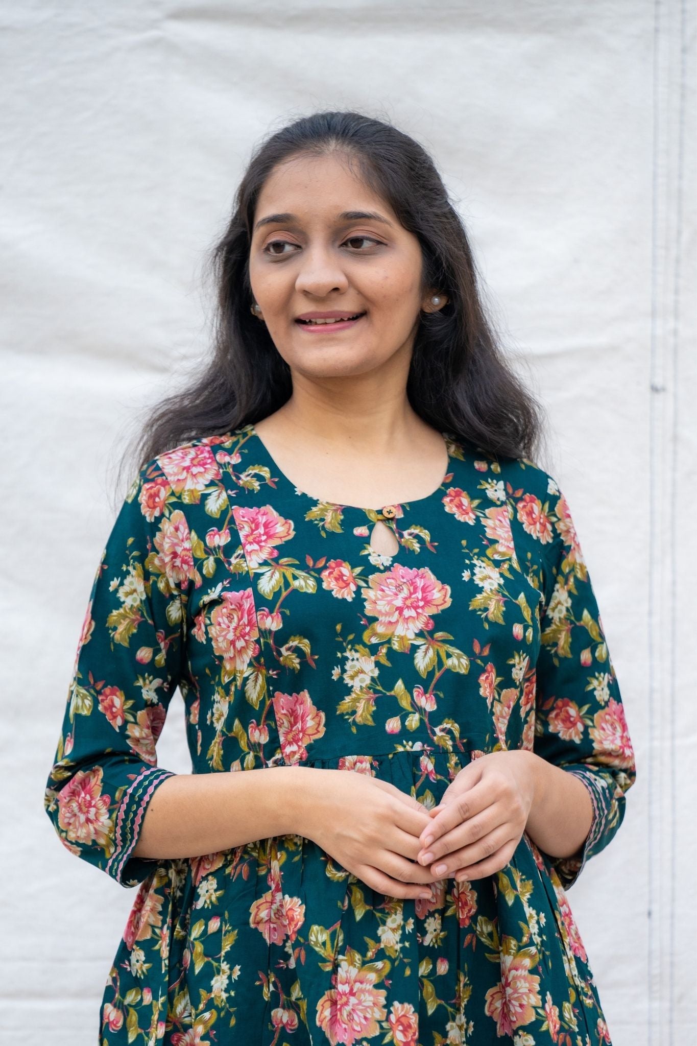 Pregnancy Maternity friendly Cotton lounge wear top and bottom set in beautiful prints