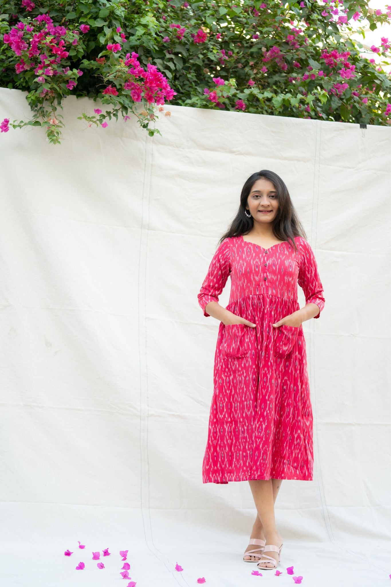 Mast Magan Pink Cotton Dress