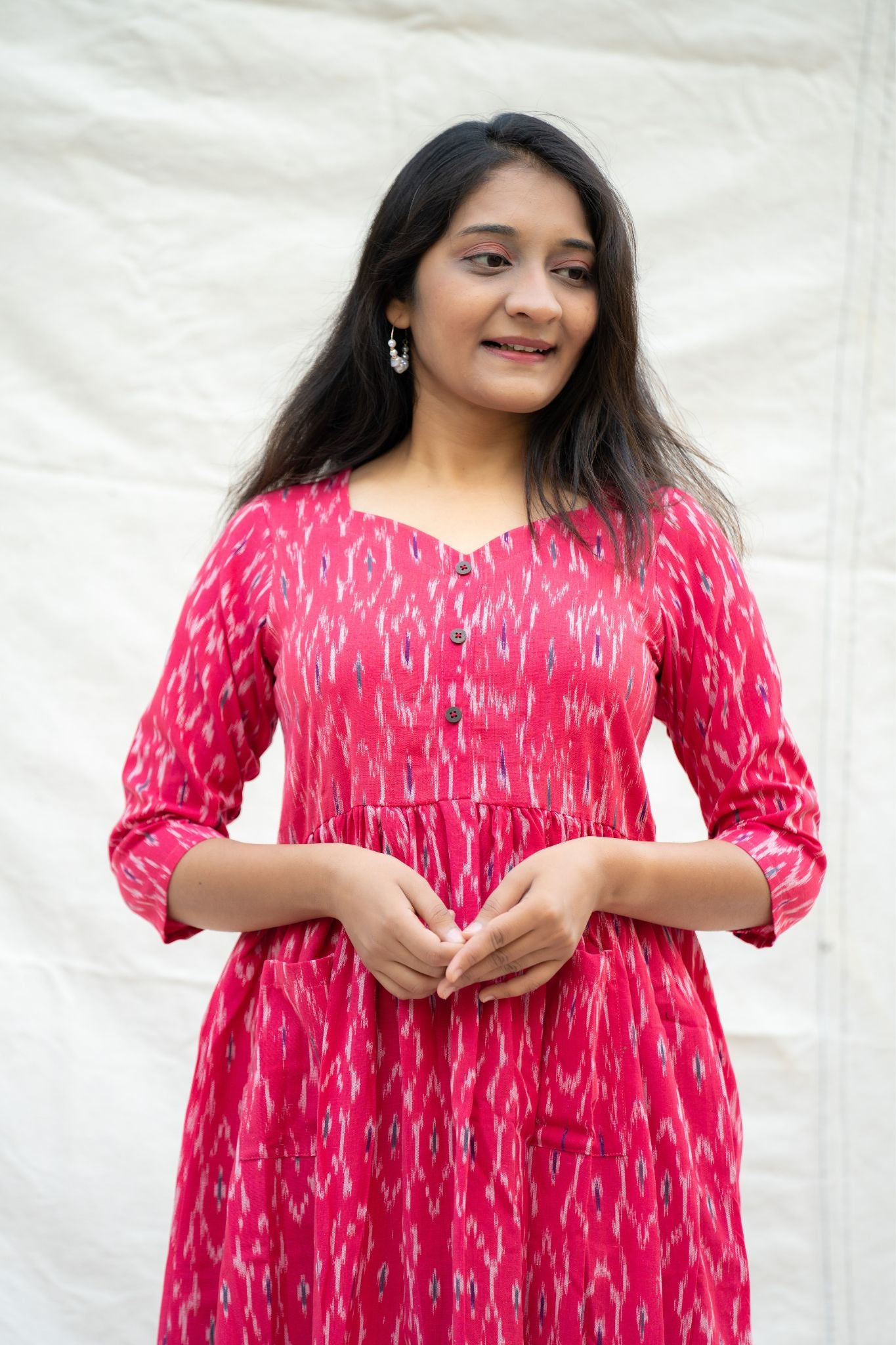 Mast Magan Pink Cotton Dress
