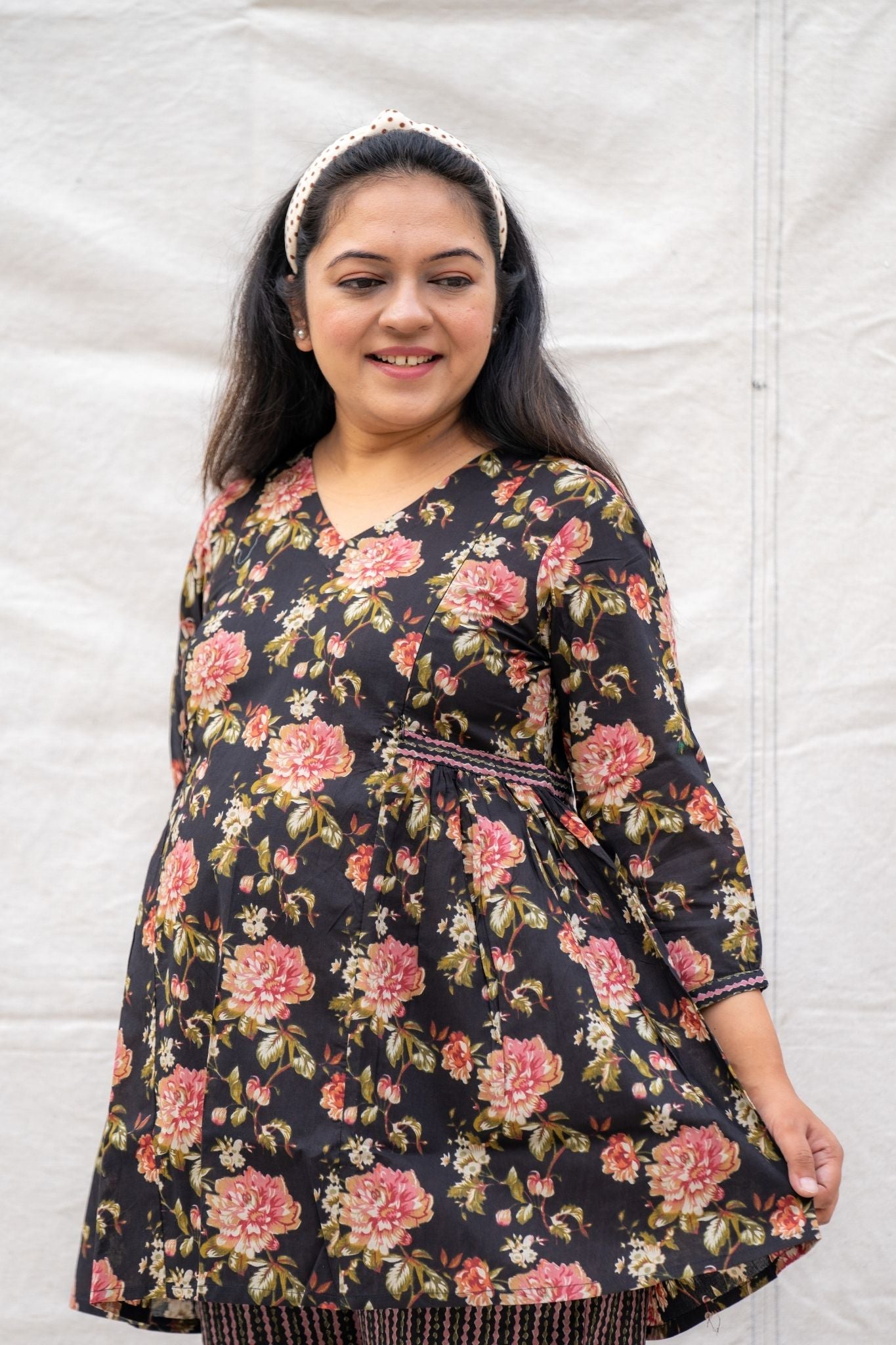 Pregnancy Maternity friendly Cotton lounge wear top and bottom set