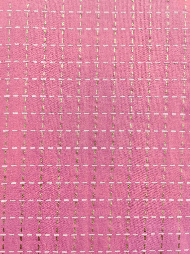 Candy Floss Pink Straight Cut Cotton Kurta