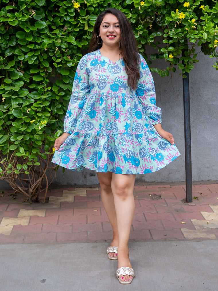 Cinderella Blue Cotton Dress
