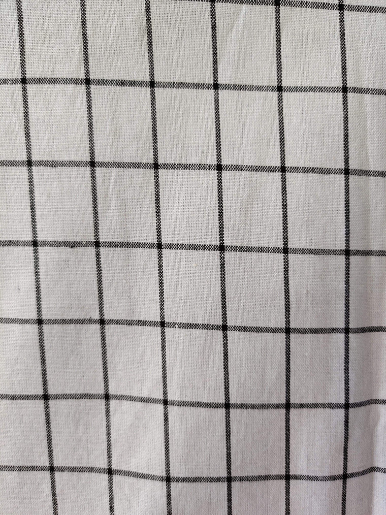 Geometry White Midi Cotton Dress