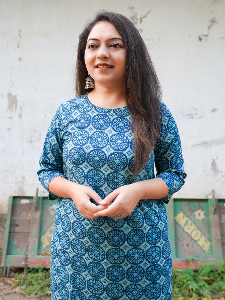 Jhilmil Cotton Kurta