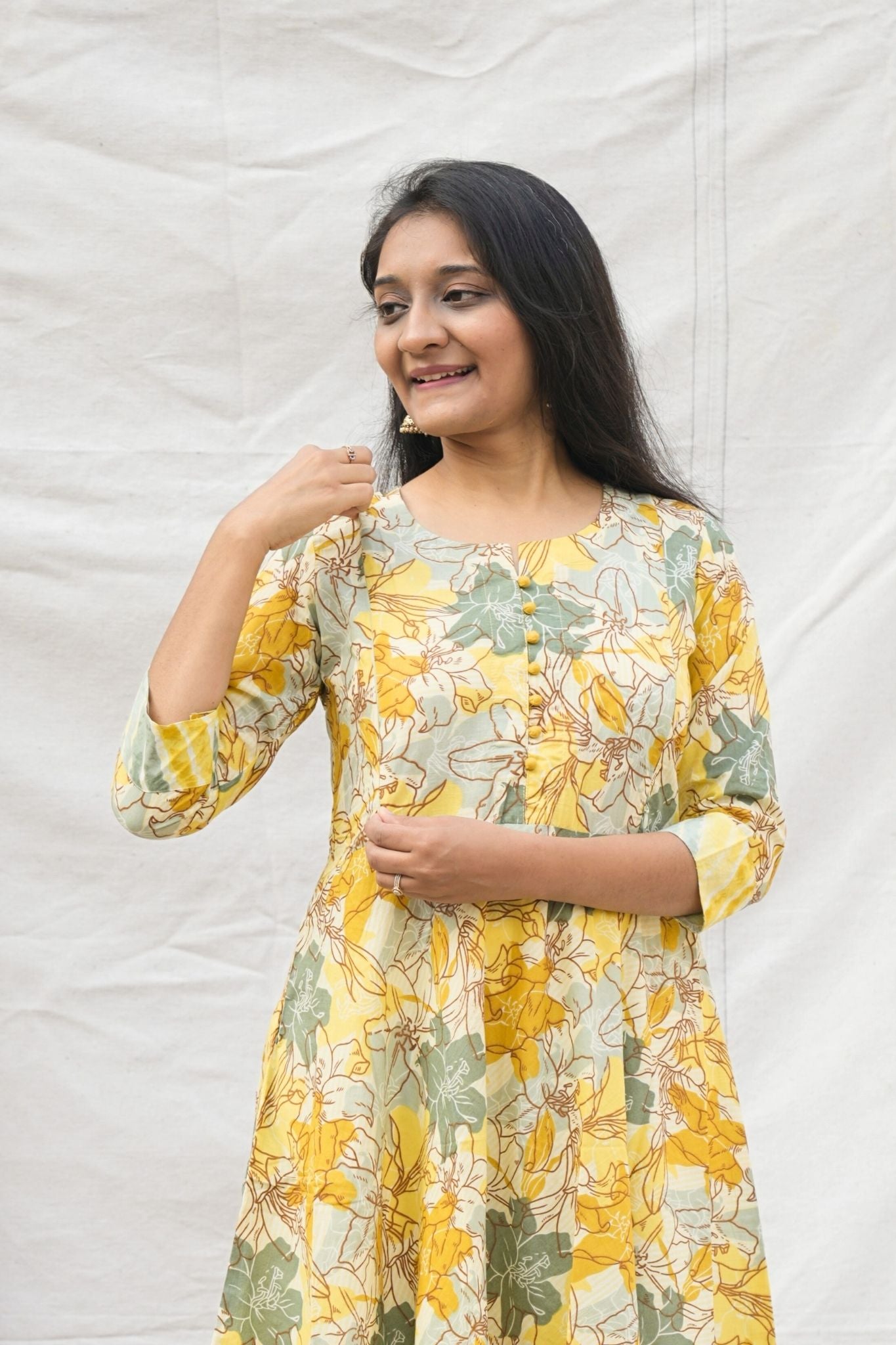 Saathiya Nursing Cotton Kurta